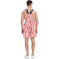 Pikkukuva 4 / 5: Amerikkalainen lippuhaalari Denim Bib Shorts miehille ja naisille