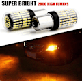 Pikkukuva 2 / 5: 2 kpl Amber 7507 Led-polttimo Ei Hyper Flash 1156 BAU15S PY21W Tu