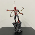 Miniatyrbilde 2 av 5: Avengers Heroes Without a Return Steel Spider-Man Statue Ani