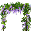 Miniatyrbilde 1 av 5: 4x6FT Kunstig Wisteria Vinstokk Girlander Planter Blomster Kunst For C