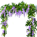 Pikkukuva 1 / 5: 4x6FT Tekokasvi Wisteria Vine Garland Kasvit Kukkaset Taiteet C