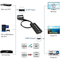 Miniatyrbillede 5 af 5: Scart til HDMI Konverter, Scart Input HDMI Output 16:9