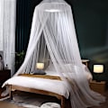 Miniatyrbilde 1 av 5: Stort myggnetting-baldakin for enkeltseng, king size eller dobbeltseng, egnet for insektbeskyttelse (XL)