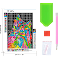 Miniatyrbillede 2 af 5: 5D DIY Diamantmaleri Kit, Kat 5D Diamantmaleri, Diamant Ar