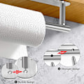 Miniatyrbillede 3 af 5: 1 stk. fritstående toiletpapirholder i rustfrit stål, ideel til