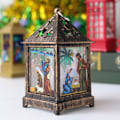 Miniatyrbild 1 av 5: Jul LED-lykta Ljus upp julgranen Tomtebord L