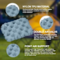 Miniatyrbild 3 av 5: Vattentät Sittdyna Inflatable Sittdyna Kontorsstol Kudde Bärbar Stadion Camping Sittdyna för Utomhus
