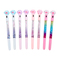 Miniatyrbillede 1 af 5: 8 søde kuglepenne Kawaii sjove kuglepenne, 0,5 mm skinnende katteklo lysende B