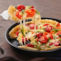 Miniatyrbillede 1 af 5: 8 tommer pizza pande til bagning af rustfrit kulstofstål pizza