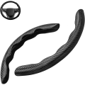 Miniatyrbillede 1 af 5: Universal Carbon Fiber Bilratdæksel Segmenteret Bil St