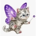 Miniatyrbilde 1 av 5: 30x40CM Håndlaget 5D Art Diamond Maleri - Pixie Cat, egnet for