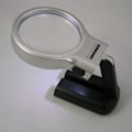 Miniatyrbillede 3 af 5: LED-belyst bordplade-foldeforstørrelsesglas - 3x stor bærbar lampe