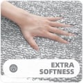 Miniatyrbilde 3 av 5: Sklisikker badematte, myk mikrofiber badematte, maskinvaskbar Ab
