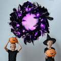 Miniatyrbillede 2 af 5: Simuleret Dekoration Krans Realistisk Til Halloween Fester