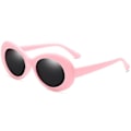 Pikkukuva 1 / 3: Retro Oval Goggle Aurinkolasit, Vintage Clout Aurinkolasit Unisex R