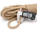 Pikkukuva 2 / 5: Jute Twine 8mm paksu hamppunarua 10m pitkä askarteluun, verhoiluun,