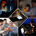 Miniatyrbillede 5 af 5: Læselampe, Læselampe USB Genopladelig Clip-on Lys, 3 M