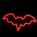 Miniatyrbillede 4 af 5: Led-lys Flagermus Form Feriefest Dekoration Soveværelse Nat