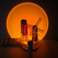 Miniatyrbillede 3 af 5: Solnedgangslampe - Solnedgangsprojektionslampe 3 farver i 1 sollampe wi