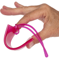 Miniatyrbilde 4 av 5: Rosa 5-pak bagasjelapper, myke silikon ID-lapper for vesker og Sui