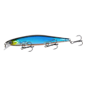 Miniatyrbillede 1 af 5: Falsk fiskelokkemad (Blå), Treble Hook Lokkemad, Tin Lokkemad Simulerer Falsk Lokkemad til Ørred, Fersk