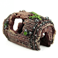 Miniatyrbillede 4 af 4: Harpiks Ugiftig Akvarium Ornament Knust Tønde Hule Landskab