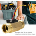 Miniatyrbillede 4 af 5: Vandstrømsensor Flow Meter Fluid Meter Vandstrømskontakt 60mm G