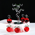 Miniatyrbillede 2 af 5: Krystalæbletræ - Kunstigt rødt æbletræ - Feng Shui T