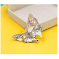 Miniatyrbilde 2 av 3: Legering Sommerfugl Brosje med Rhinestone Krystall Corsage-Rød