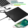 Miniatyrbild 2 av 5: USB 3.0/Type-c extern CD/DVD-enhet