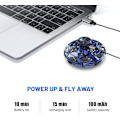Miniatyrbild 7 av 7: Fidget Flygande Spinner med Ljus, Handdrivna Minidroner för