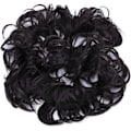 Pikkukuva 2 / 5: XXL-kokoinen hiuslisäke Scrunchie, jossa on hiukset ylhäällä, tuuheat kiharat Chignon Li