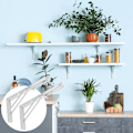 Miniatyrbilde 3 av 5: Folding Bracket 400mm, 2 stk. Svart Folding Console Bracket, Folding Shelf Brackets Load, Heavy Duty Retractable Foldi