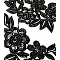 Miniatyrbild 4 av 5: 2 blommor à 28 x 14 cm En bit, Ecusson Patch Badge Applique Fl