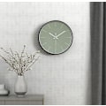 Miniatyrbillede 2 af 5: 12 tommer grøn minimalistisk kvarts vægur til stue soveværelse