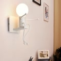 Miniatyrbillede 3 af 4: Væglampe Industrielt Kreativ Lamper Indendørs Retro Jern Ar