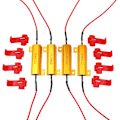 Miniatyrbillede 1 af 4: 4 stk. Aaron 50W 6ohm belastningsmodstande - Løs LED-pære hurtigt Hyper Fla