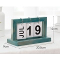 Miniatyrbillede 3 af 5: Træ Vintage Evighedskalender, Træ Flip Kalender Træ H
