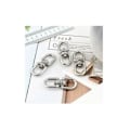 Miniatyrbillede 4 af 5: M6 Dobbelt Endet Svingbar Ring, 304 Rustfrit Stål Svingbar Ring, Sa