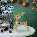 Miniatyrbild 4 av 5: Smidesjärn Jul Hjort Prydnader Älg Jul Prydnader Ca