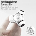 Miniatyrbilde 2 av 5: Metall Fidget Spinner-leker for voksne, helt i rustfritt stål 1,5''