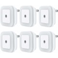 Miniatyrbilde 1 av 5: LED-nattlyslampe med smart sensor skumring til daggry sensor,
