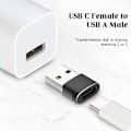 Pikkukuva 3 / 5: USB C - naar USB A -adapter, snel opladen en gegevensoverdracht