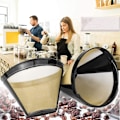 Miniatyrbillede 5 af 5: Universal Permanent Kaffeefilter Vaskbar & Genanvendelig Husholdning