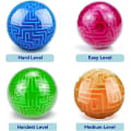 Miniatyrbild 2 av 5: Amaze 3D Gravity Memory Sequential Maze Ball Puzzle Toy Gåvor
