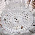 Miniatyrbillede 2 af 5: Teleskopisk lotus-damperplade i rustfrit stål til hjemmet
