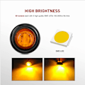 Miniatyrbillede 4 af 5: 10 stk. 3/4” runde clearance LED-front-, bag- og sideindikatorer