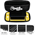 Miniatyrbillede 5 af 5: (Sort) 1 stk. Nintendo Switch Lite-etui, hardcase til Nintendo Swi