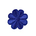 Miniatyrbild 3 av 3: Broderad patch, patch-16 stycken (gul/mörkblå) B