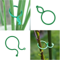 Miniatyrbilde 4 av 5: 200 stk brede hageklips Plante støtteklips Twisty plante ringer